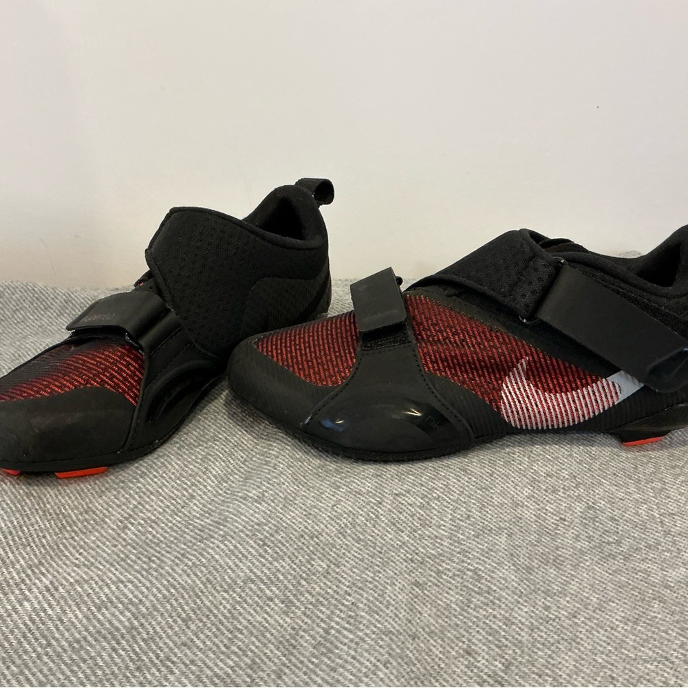 Nike Black and Red Cycling Footwear